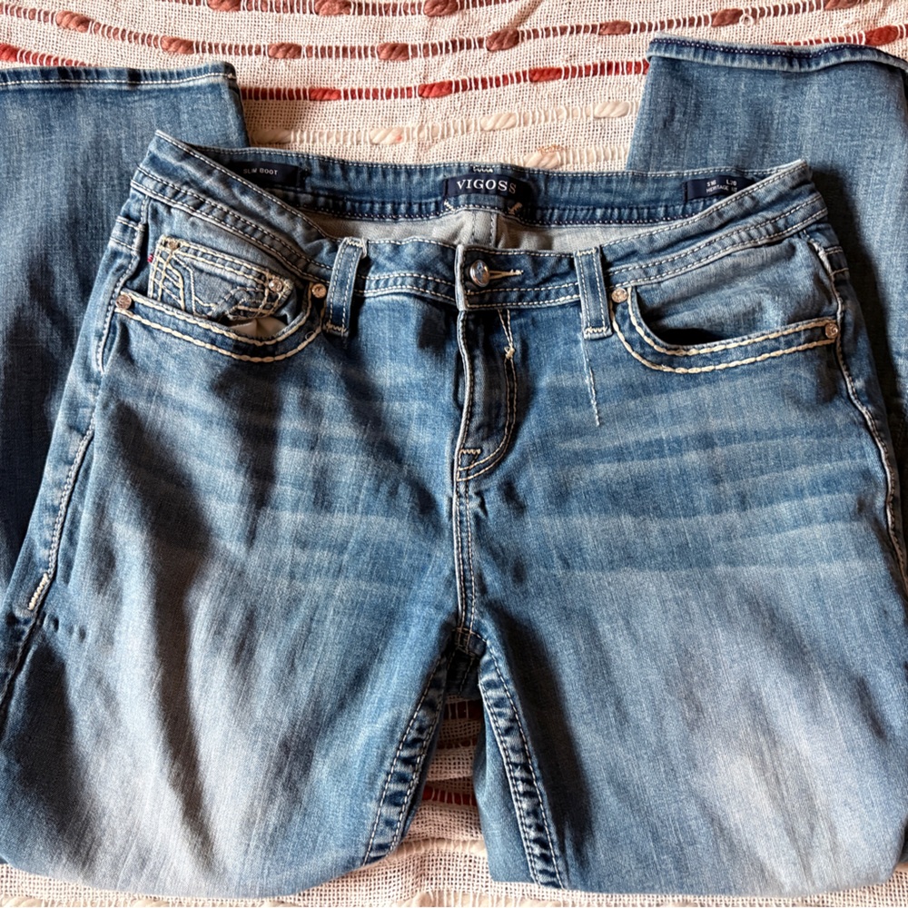 Vigoss Denim Size 16 Slim Boot Jeans